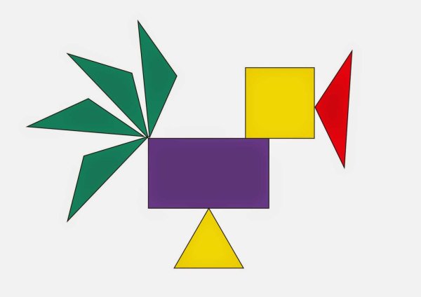 Фигуры из геометрических фигур