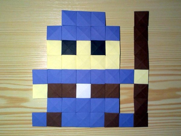 Поделка из квадратов