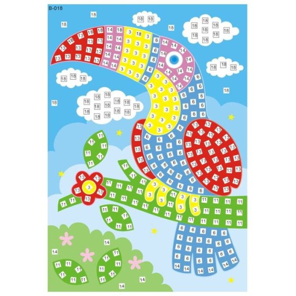 Мозаика для детей 3 лет