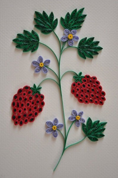 Квиллинг ягоды