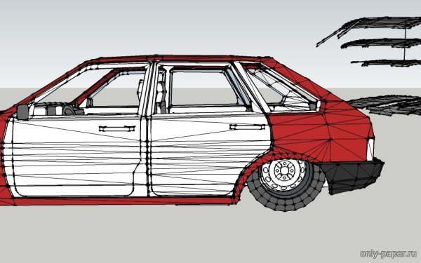 Развертка ВАЗ 2109