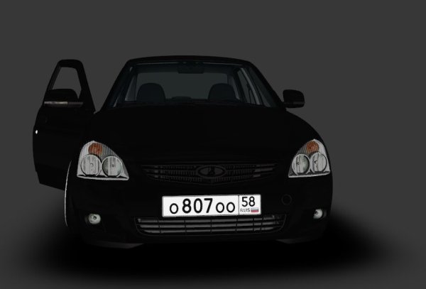 Приора седан вид спереди