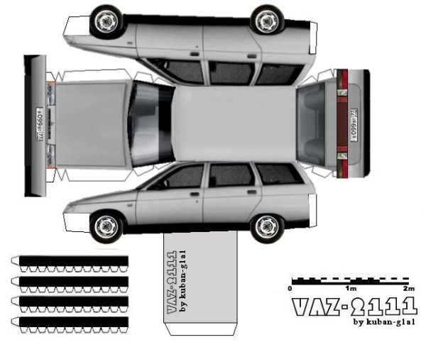 Развертка ВАЗ 2110