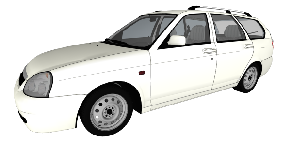 Лада Приора универсал сбоку