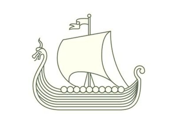 Парус ладьи сбоку