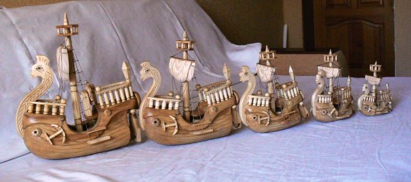 Корабль Ладья древней Руси