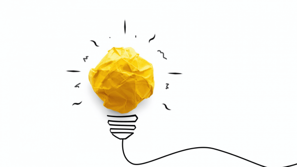 Лампочка бумага Бэкграунд