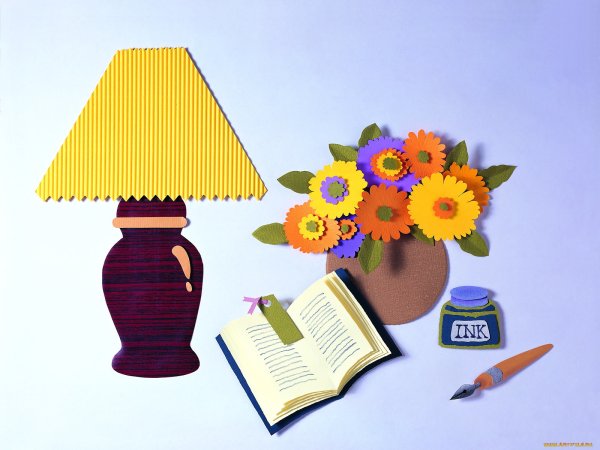 Поделка настольная лампа