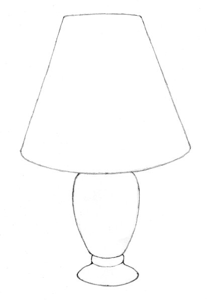 Раскраска лампа настольная