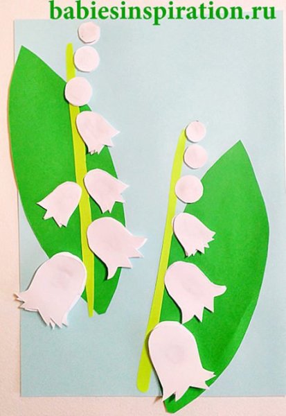 Аппликация Весна