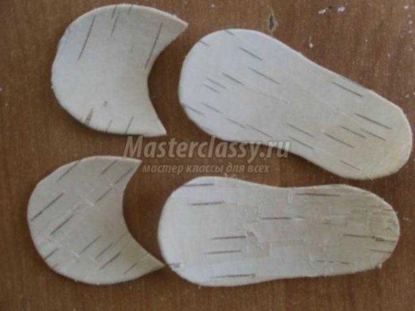 Лапти трафарет