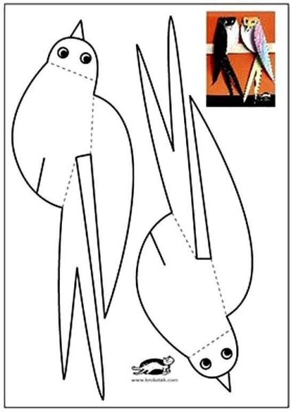 Поделки из бумаги шаблоны