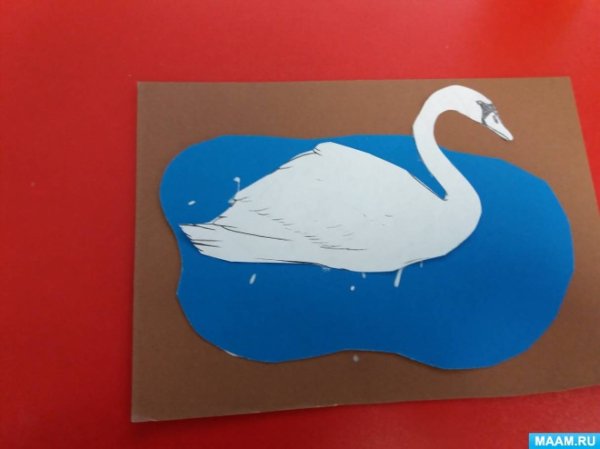 Аппликация птицы