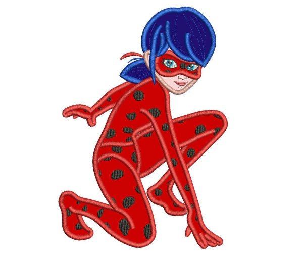 Аппликация леди баг