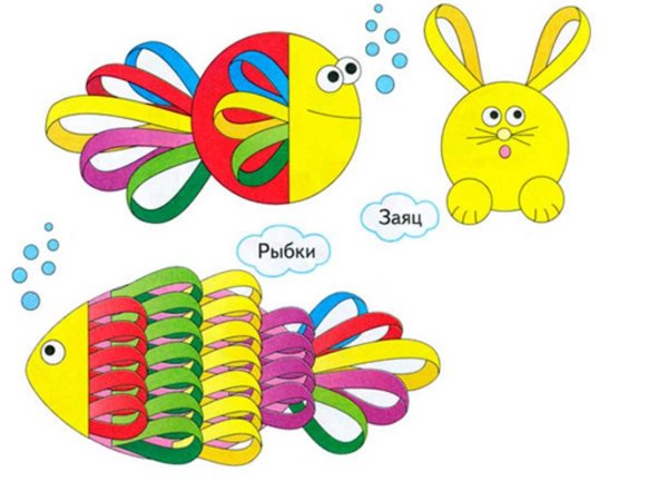 Аппликация с образцом