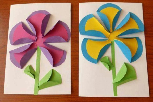 Поделки из цветной бумаги