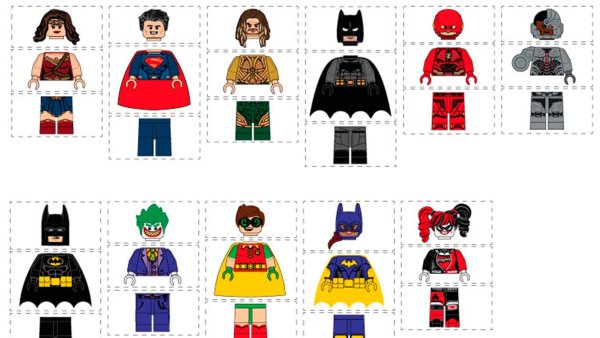 Принты для лего человечков
