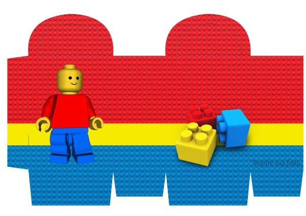 Иллюстрация в стиле лего