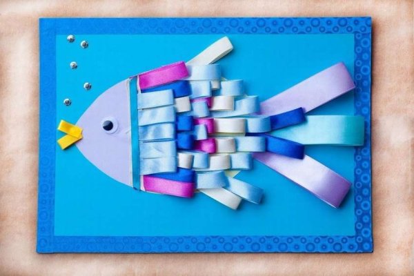 Поделки из бумаги для детей рыбка