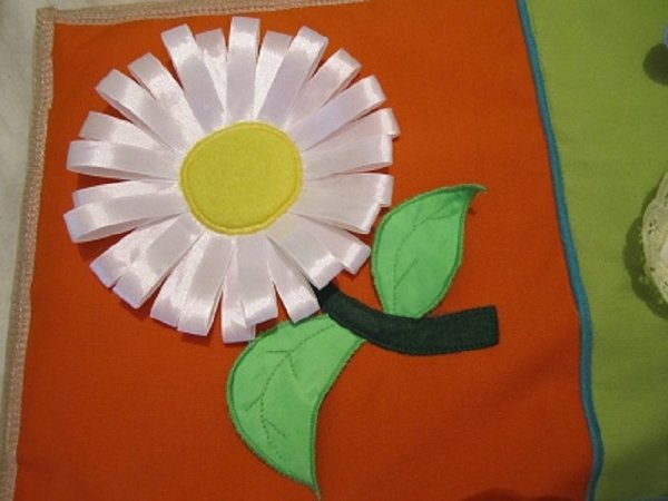 Аппликация из лент