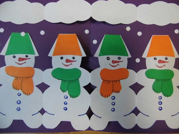 Аппликация новый год подготовительная группа