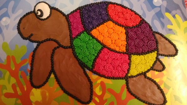 Пластилиновая аппликация