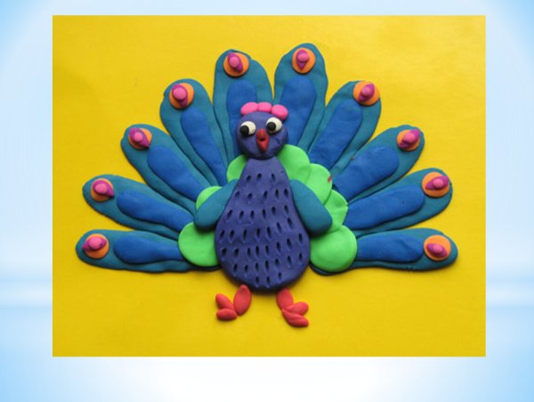 Аппликация пластилином