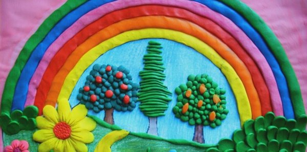 Пластилиновая аппликация