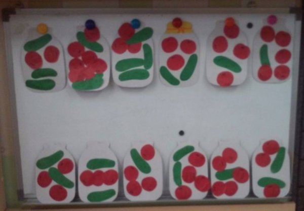 Аппликация во второй младшей группе