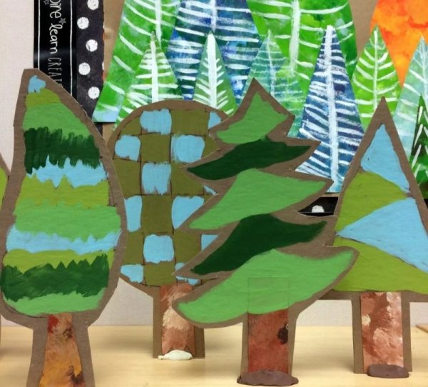 Декорации леса