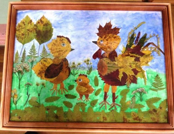 Объемные картины из природных материалов