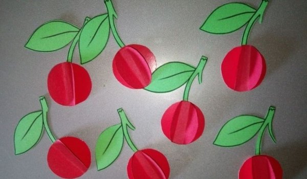 Аппликация на тему ягоды в старшей группе