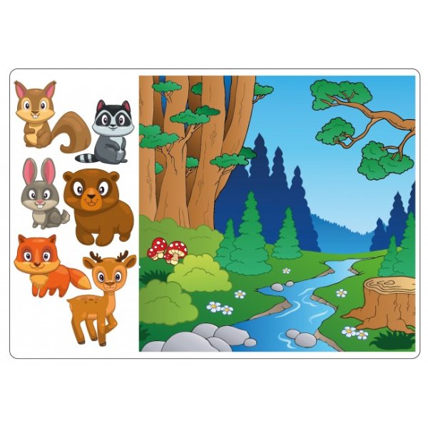 Игра животные леса