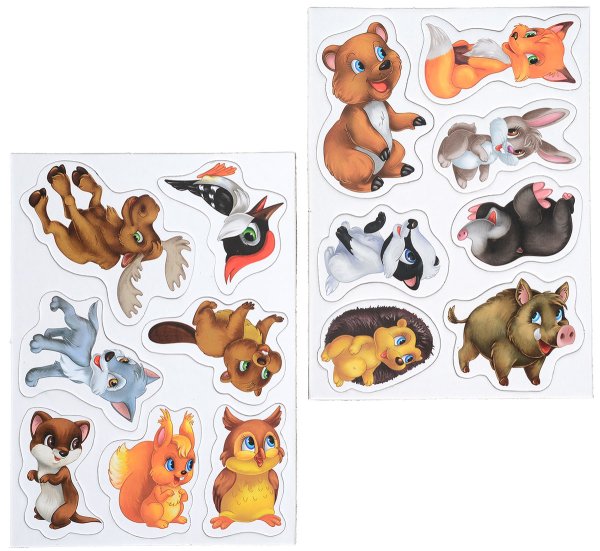 Лесные зверюшки для детей