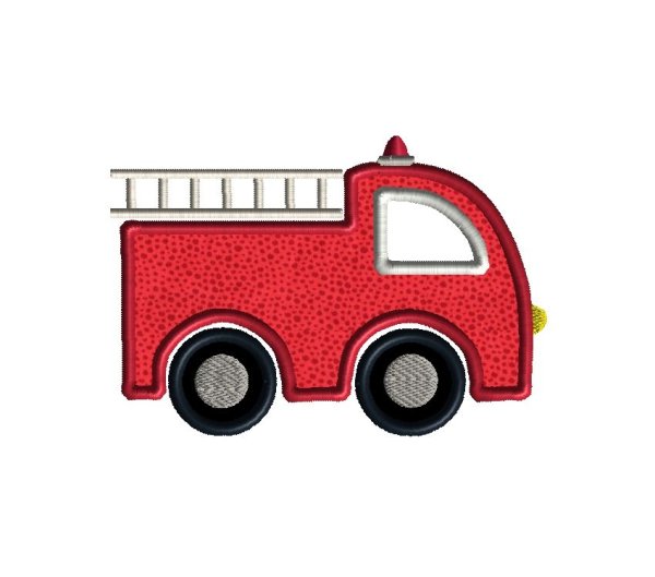 Пожарная машина цветная