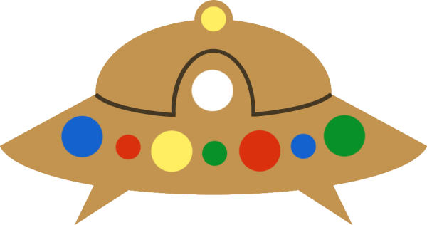 Аппликация из геометрических фигур космос