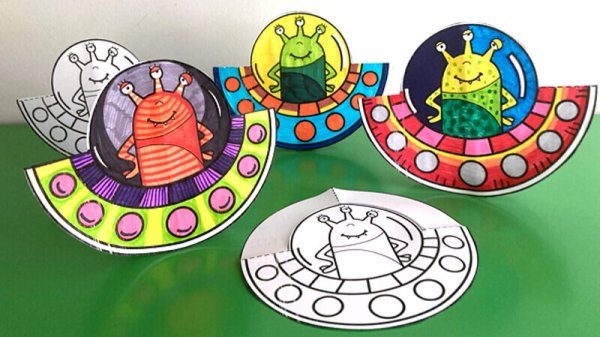 Летающая тарелка поделка