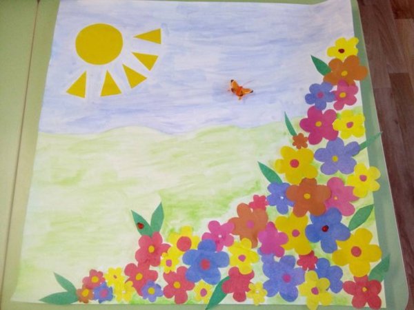 Аппликация лето