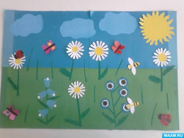 Аппликация на летнюю тему