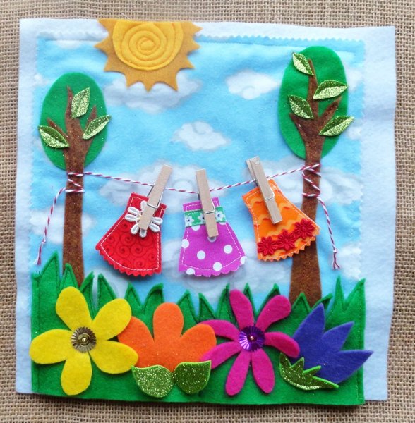 Аппликация на летнюю тему