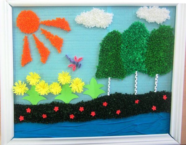 Летняя аппликация