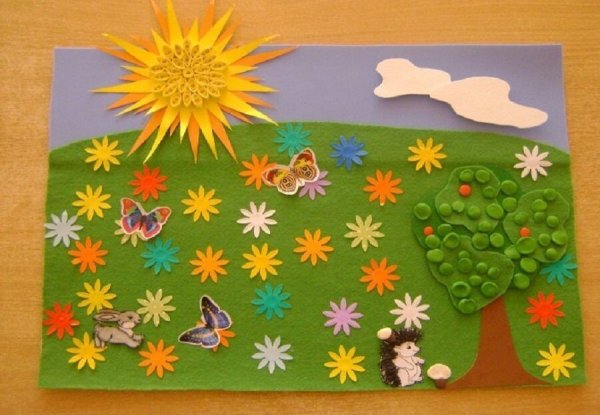 Поделка на тему лето для детского сада