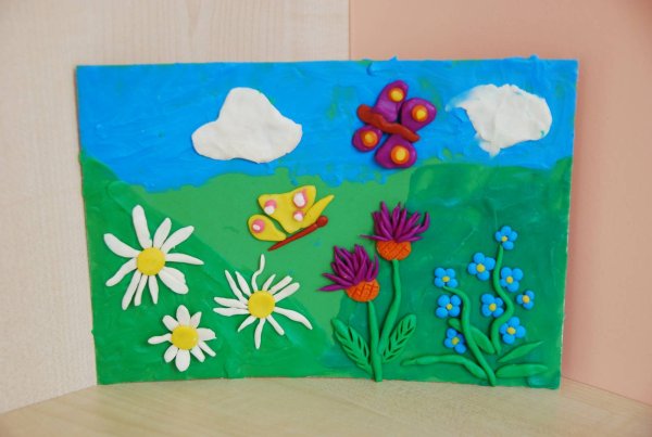 Пластилинография в детском саду