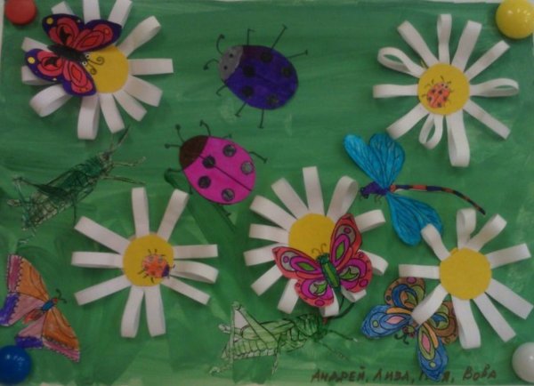 Аппликация летний денек