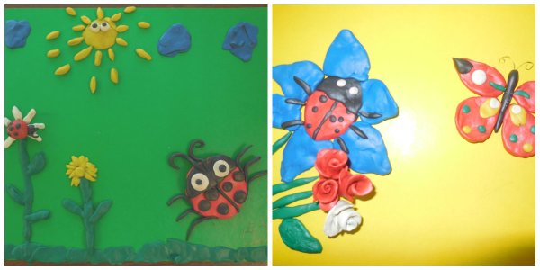 Аппликация летнее развлечение