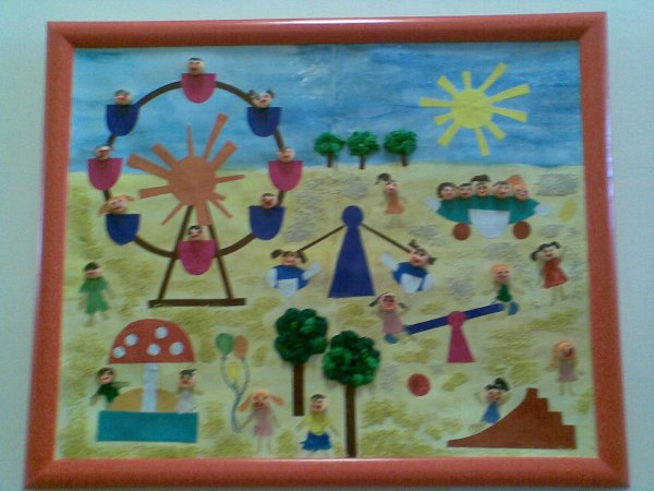 Коллективное панно для детей