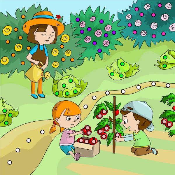 Аппликация летние развлечения и забавы