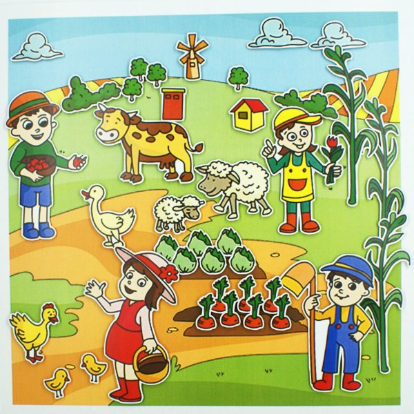 Аппликация летние забавы