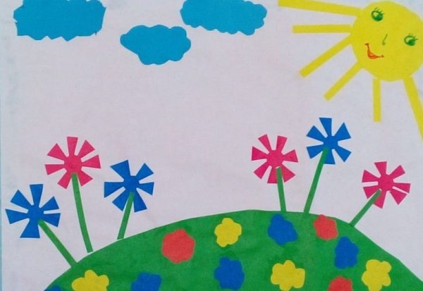 Аппликация лето