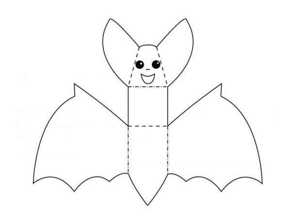 Поделка летучая мышь